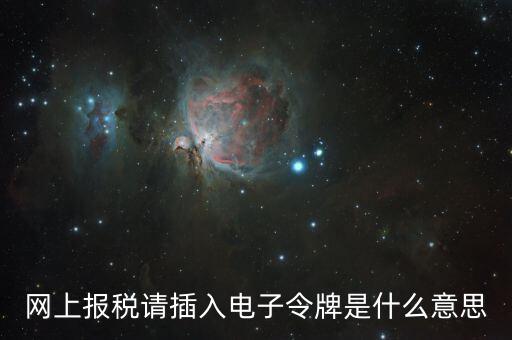 報(bào)稅數(shù)字證書口令是什么意思，網(wǎng)上報(bào)稅請(qǐng)插入電子令牌是什么意思