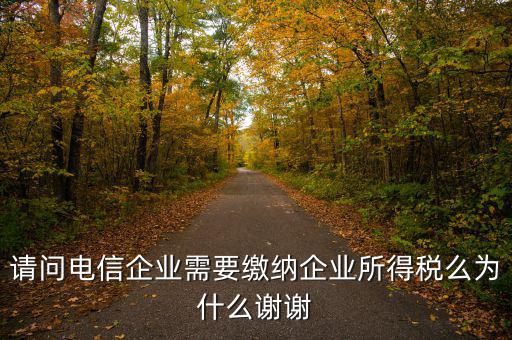 電信服務(wù)交什么稅，請問電信企業(yè)需要繳納企業(yè)所得稅么為什么謝謝