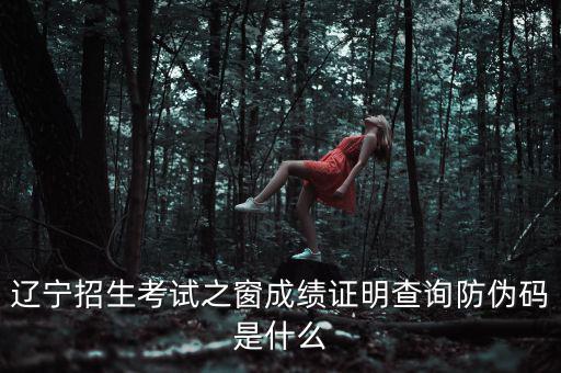 成績證明查詢的防偽碼是什么，遼寧成人高考成績查詢的防偽碼是多少