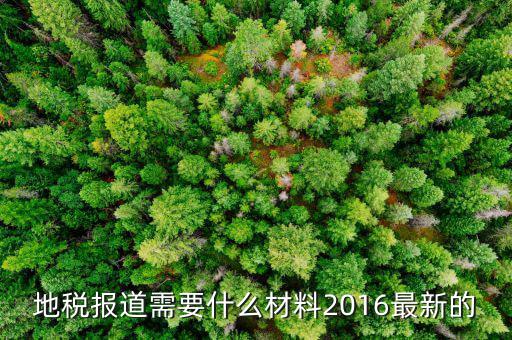 地稅報(bào)道需要什么，地稅報(bào)稅需要什么資料