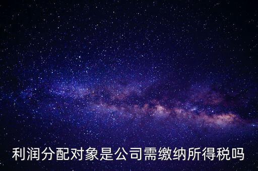 利潤分配交什么稅，企業(yè)年終利潤分配還要再繳什么稅嗎