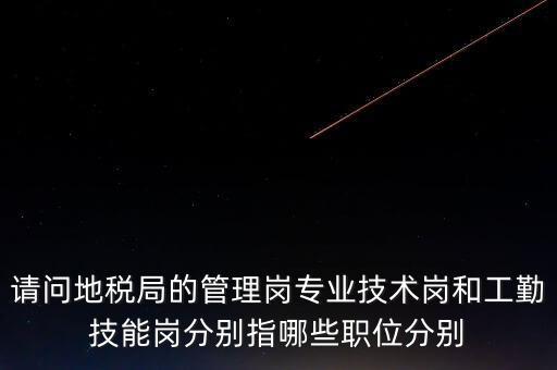 地稅局工勤是什么，地稅局正式干部是什么意思