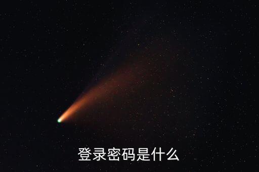 稅收調(diào)查的登錄密碼是什么，登錄密碼是什么