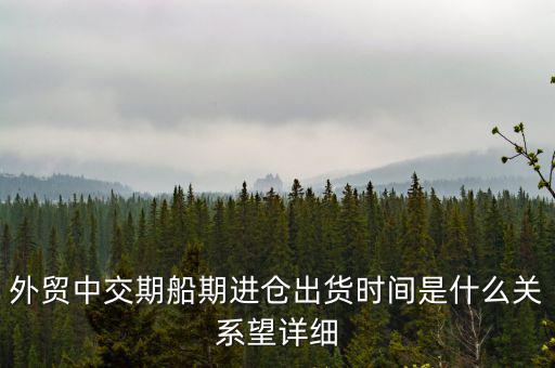 交期順延什么意思，交期具體是什么意思