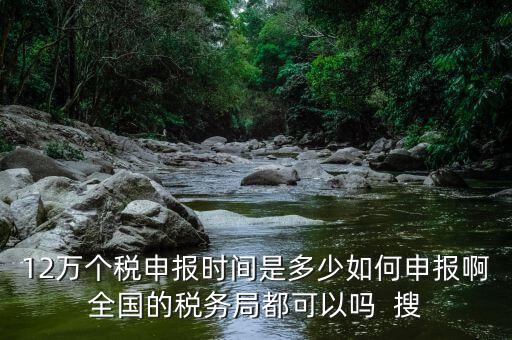 12萬申報(bào)12萬指什么時(shí)候，個(gè)稅12萬申報(bào)時(shí)間