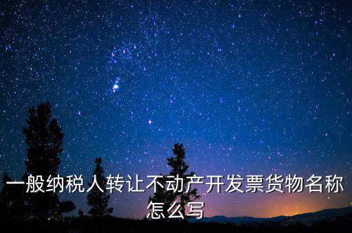 銷售不動產(chǎn)開票名稱寫什么，銷售不動產(chǎn)增值稅普通發(fā)票怎樣填寫