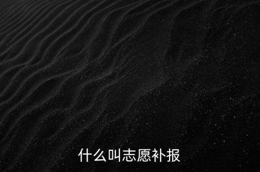 什么叫補申報，什么叫補充申報