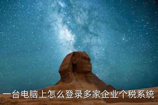 個(gè)稅軟件如何一機(jī)申報(bào)多家，個(gè)稅代扣代繳系統(tǒng)怎么樣能同時(shí)報(bào)兩家公司的個(gè)稅
