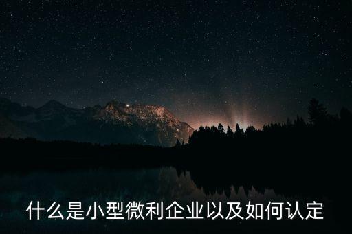 如何申請小微企業(yè)認證，怎么申請辦理小微企業(yè)