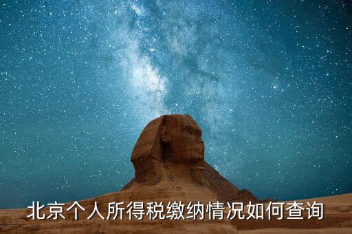 如何查詢北京個(gè)稅繳納記錄，怎么查北京納稅連續(xù)繳納月數(shù)