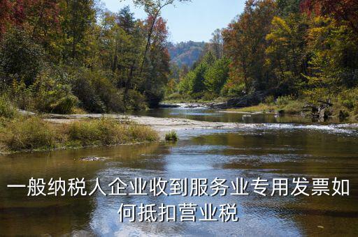 一般納稅人企業(yè)收到服務業(yè)專用發(fā)票如何抵扣營業(yè)稅