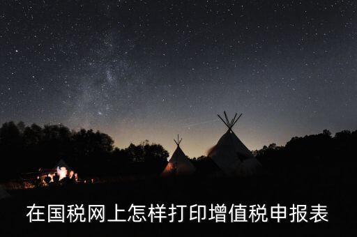 陜西國(guó)稅局網(wǎng)頁(yè)版如何查詢打印，在國(guó)稅網(wǎng)上怎樣打印增值稅申報(bào)表
