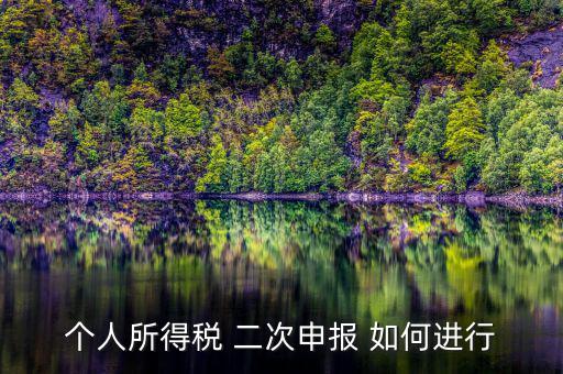 如何進行第二期納稅申報，二次申報納稅怎么處理