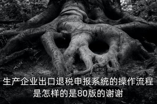 如何出口退稅系統(tǒng)，出口退稅需要什么資料