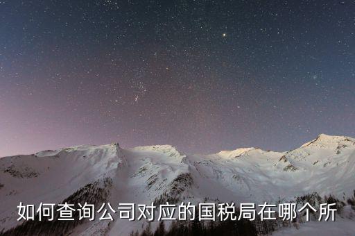 深圳如何查詢公司所屬稅局，如何查公司屬于哪個辦稅服務(wù)大廳