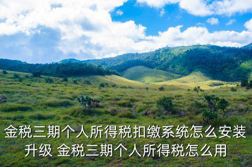 金稅三期如何系統(tǒng)升級(jí)，金稅三期納稅人網(wǎng)上報(bào)稅系統(tǒng)怎么升級(jí)