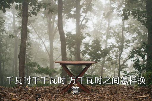 千瓦時(shí)千千瓦時(shí) 萬千瓦時(shí)之間怎樣換算