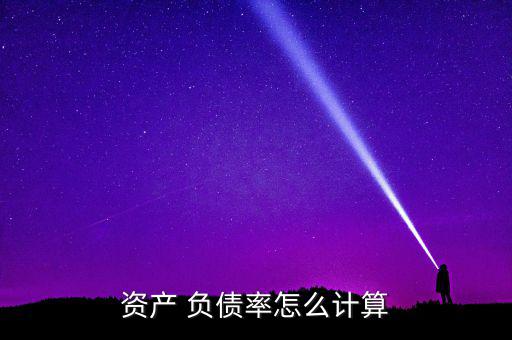 資產(chǎn) 負(fù)債率怎么計算