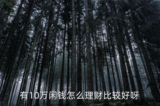 總共10萬怎么投資,理財產品知多少?問與答（12）