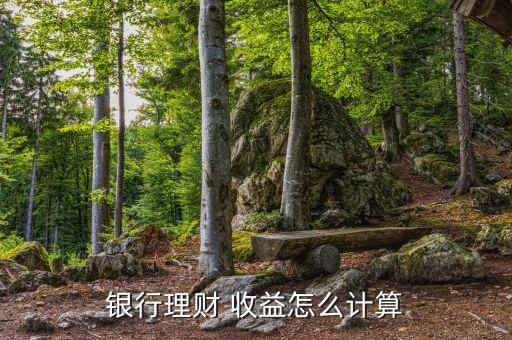 銀行理財 收益怎么計算