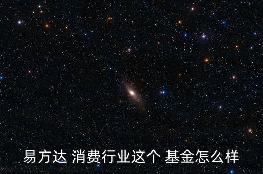 易方達(dá) 消費(fèi)行業(yè)這個(gè) 基金怎么樣