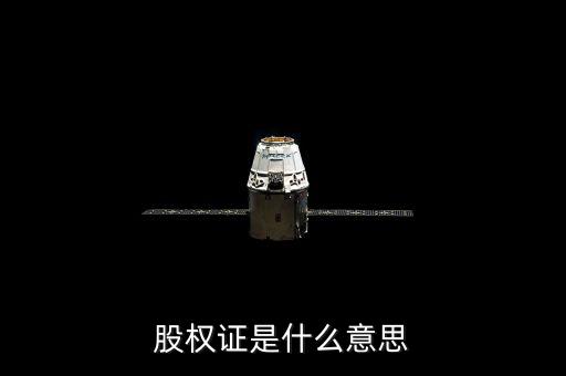 什么是權(quán)證，股權(quán)證是什么意思