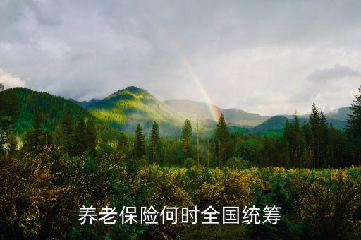 養(yǎng)老金統(tǒng)籌什么時(shí)間出臺(tái)，養(yǎng)老金何時(shí)統(tǒng)徼