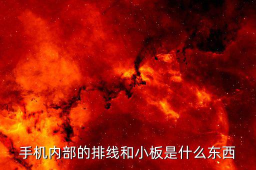兩小板指的是什么，手機(jī)內(nèi)部的排線和小板是什么東西