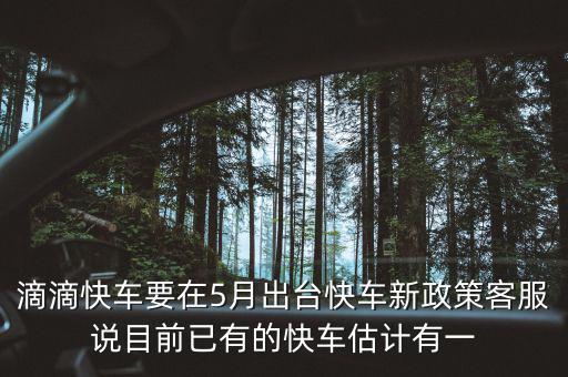 滴滴新政什么時候出臺，滴滴新規(guī)什么時侯出臺