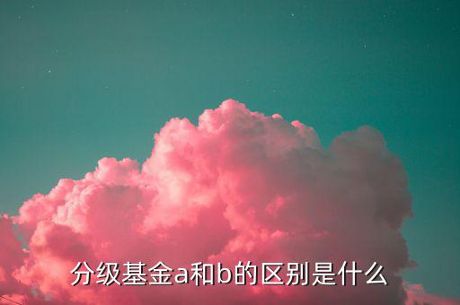 什么是a份額，分級基金A份額是什么意思