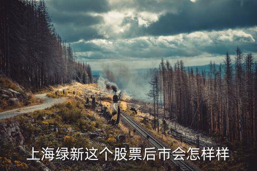 上海綠新是做什么的，上海綠新這個股票后市會怎樣樣
