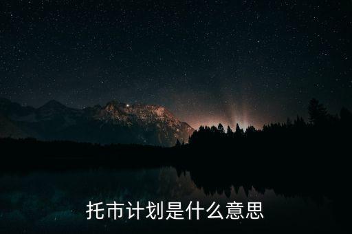 托市糧什么意思，托市計劃是什么意思