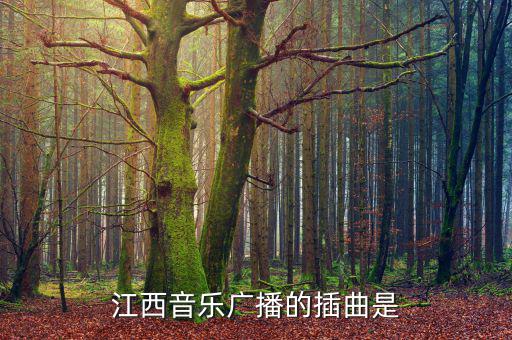 江西高速之歌是什么，江西音樂廣播的插曲是