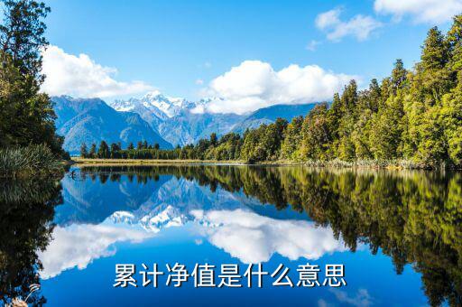 累計凈值是什么意思，累計凈值是什么意思