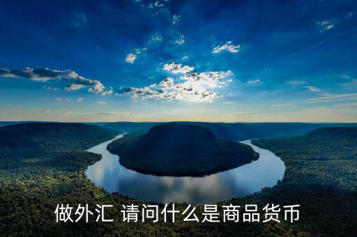 什么是商品貨幣，什么叫做商品貨幣