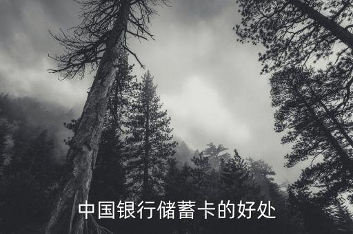 中國銀行存蓄卡有什么好處，中國銀行儲蓄卡的好處
