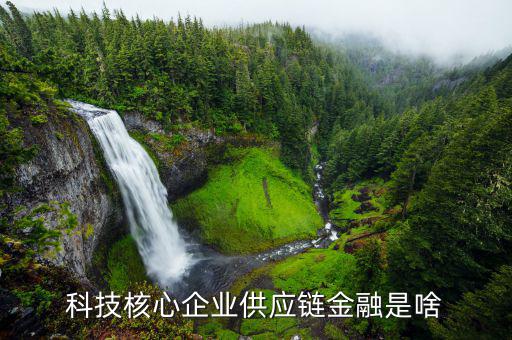 什么是科技與金融對(duì)接，科技核心企業(yè)供應(yīng)鏈金融是啥