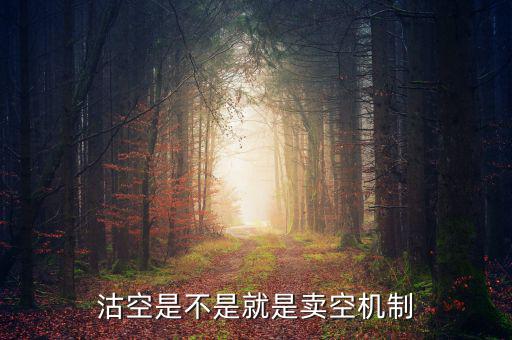 沽空機制是什么，什么是沽空沽空是什么意思