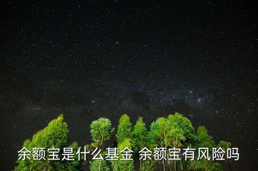 余額寶投資的是什么基金，余額寶是哪家基金管理公司