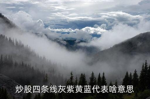 銀河證券黃藍(lán)線什么意思，您好股市紅線黃線藍(lán)線各是什么意思