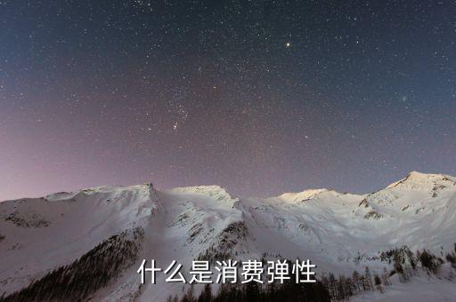 什么是消費(fèi)彈性，什么是消費(fèi)彈性