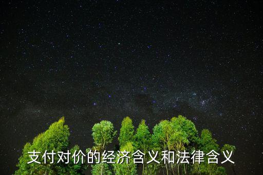 交易對(duì)價(jià)什么意思，車輛買賣已經(jīng)支付對(duì)價(jià)什么意思