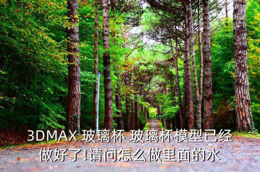3DMAX 玻璃杯 玻璃杯模型已經(jīng)做好了!請(qǐng)問怎么做里面的水