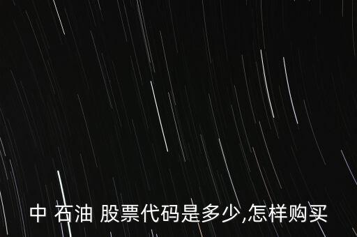 中 石油 股票代碼是多少,怎樣購(gòu)買(mǎi)