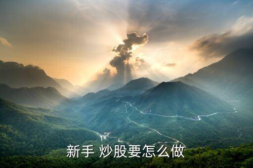 怎么用技術(shù)炒股,股市初學者需要學習哪些東西?