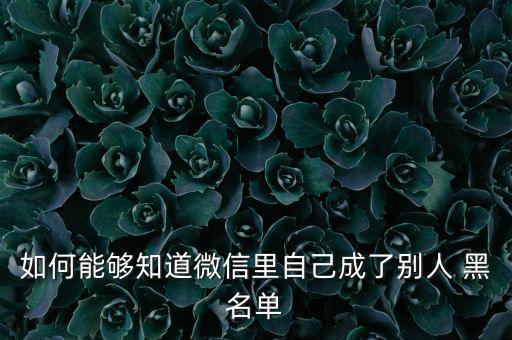 怎么知道黑名單,如何向陌生人求助恢復正常?一文看懂