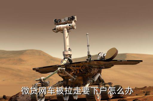  微貸網(wǎng)車被拉走要下戶怎么辦