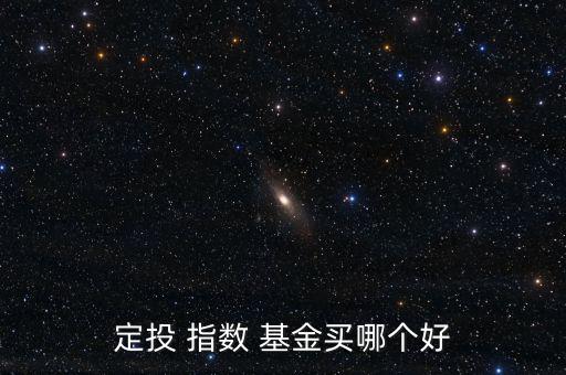 定投 指數 基金買哪個好