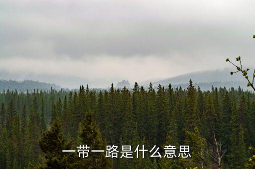 一帶一路指什么，一帶一路指什么意思