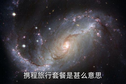 攜程旅行套餐是甚么意思